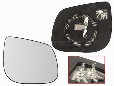 Полотно зеркала Kia Picanto 11-17 (Справа/ Обогрев/ сферическое)