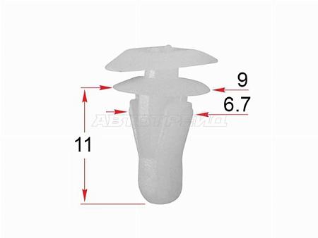 Клипса крепёжная HYUNDAI/KIA (1шт.)