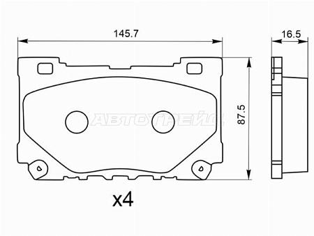 Колодки тормозные (Спереди) Zeekr 001 21-