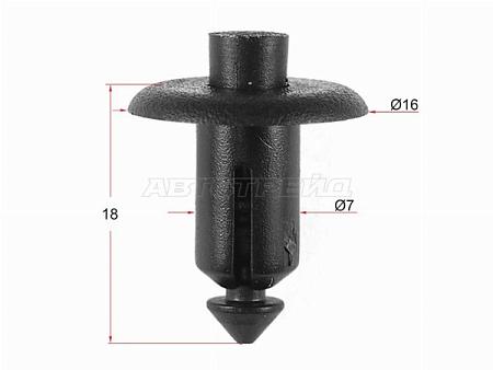 Клипса подкрылка GM (1 шт.)