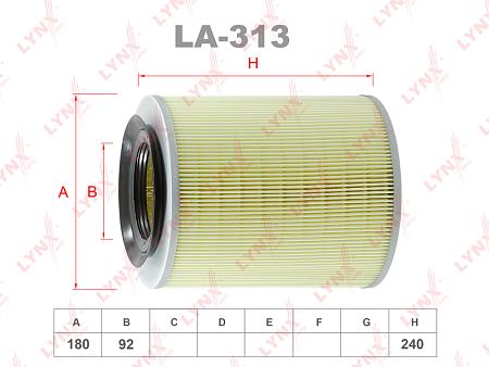 Фильтр воздушный MITSUBISHI CANTER 3.9D 96> la-313