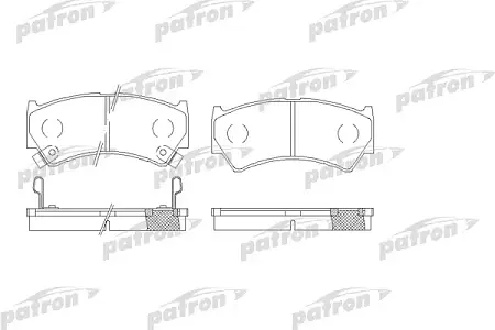 PBP1551 Колодки тормозные дисковые