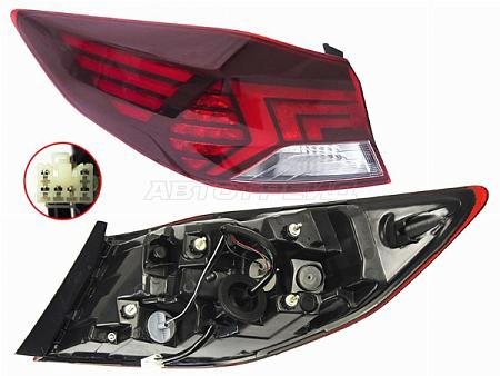 Фонарь задний Hyundai Elantra 18-20 (Слева/ LED)