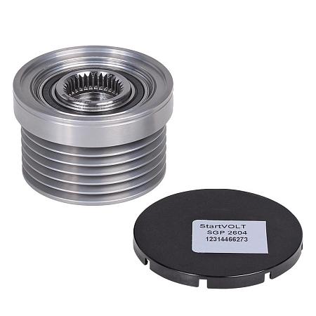 STARTVOLT SGP 2604 Шкив с обгонной муфтой генератора для автомобилей BMW 1 E81 (07-) 1.6i/X5 E70 (06-) 3.0i/5 E60 (05-) 2.0i