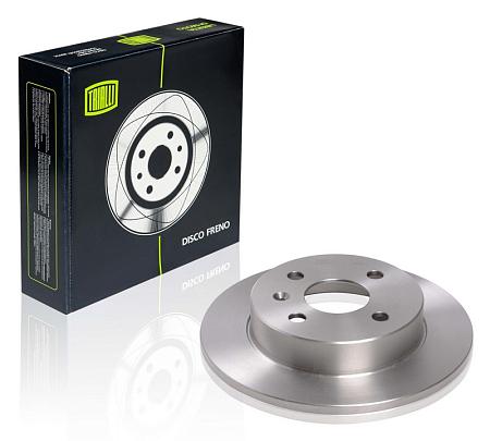 TRIALLI DF 210204 Диски тормозные для автомобилей Opel Astra H (04-) задние d=240, 4 отв.