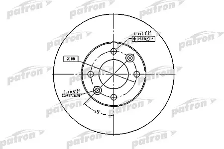 PBD1032 Диск тормозной