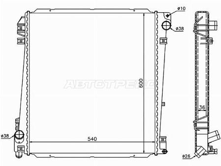 Радиатор Ford Explorer 01-05