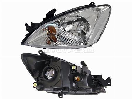 Фара Mitsubishi Lancer 02-10 (Слева/ Ручная регулировка)