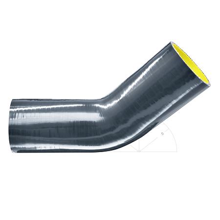 Силиконовый изгиб 63мм 45 градусов shb6345