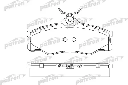 PBP517 Колодки тормозные дисковые