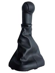 AutoBra 2148-Ч Ручка КПП с чехлом ВАЗ 2113-15 модель СФЕРА кожзам черная 2148-Ч