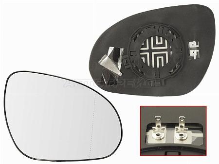 Полотно зеркала Hyundai i30 07-12 (Справа/ Обогрев/ асферическое)