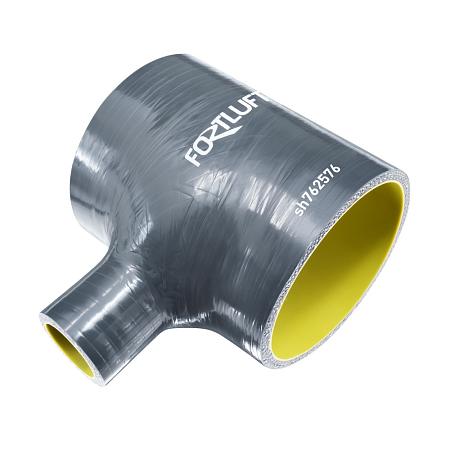 Силиконовый Т-патрубок 76-25-76мм sh762576