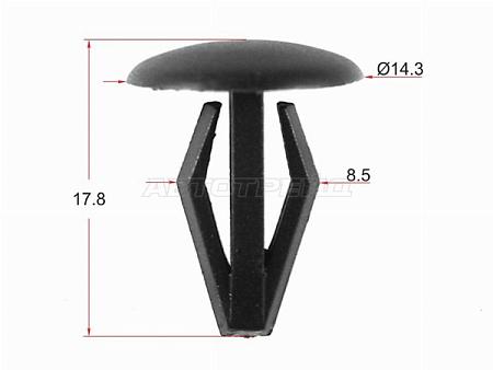 Клипса обшивки NISSAN (1 шт.)