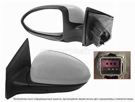 Зеркало Chevrolet Cruze 09-15 (Слева/ Регулировка/ 3 контакта)