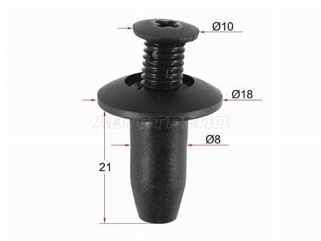 Клипса защиты бампера FORD (1 шт.)