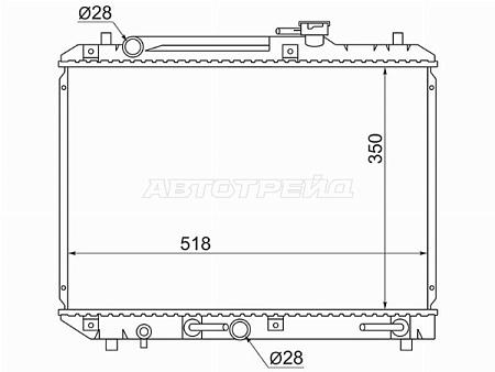 Радиатор Suzuki Baleno 95-02 / Cultus 95-02