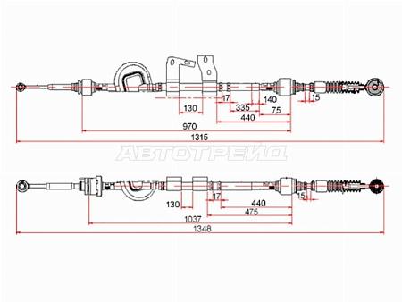 Трос КПП HONDA CIVIC FERIO 00-05