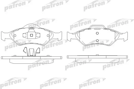 PBP1393 Колодки тормозные дисковые