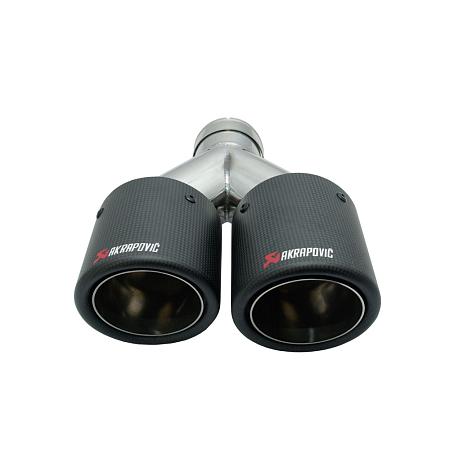 Карбоновая насадка Akrapovic Style 100x2 мм MT216L