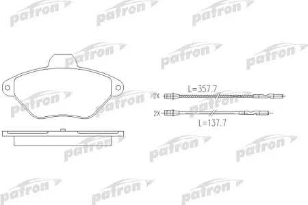 PBP875 Колодки тормозные дисковые