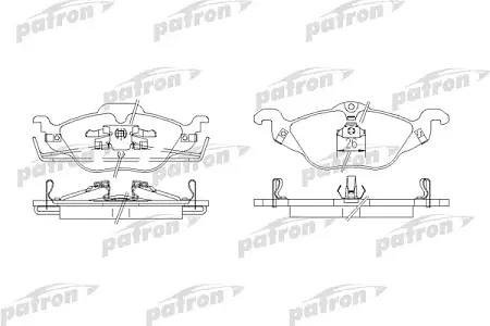 PBP1293 Колодки тормозные дисковые