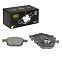 TRIALLI PF 1011 Колодки тормозные дисковые передние для автомобилей Ford Kuga (13-) 2WD