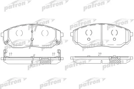PBP1735 Колодки тормозные дисковые