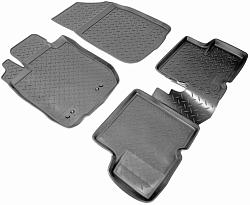 Коврики салонные Nissan Terrano (2WD) (2014)  Renault Duster (2WD) (2011) 4шт. NPL-Po-69-05