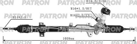 PSG3104 Рейка рулевая