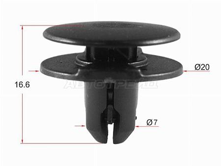 Клипса универсальная (1 шт.)