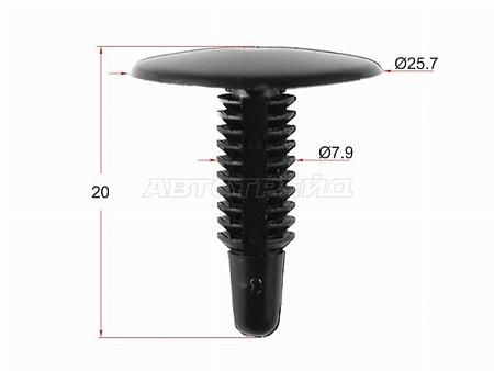 Клипса решетки FORD (1 шт.)
