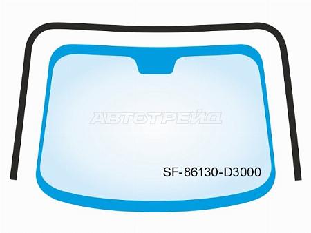 Молдинг лобового стекла (П-образный) Hyundai Tucson 15-21