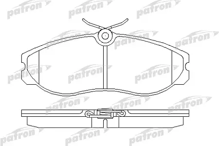 PBP909 Колодки тормозные дисковые