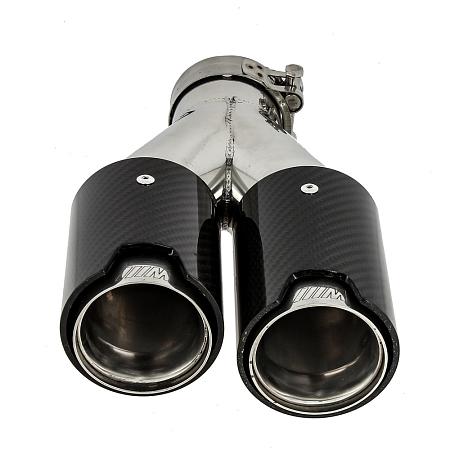 Карбоновая насадка BMW M-style 80x2 мм mt332l