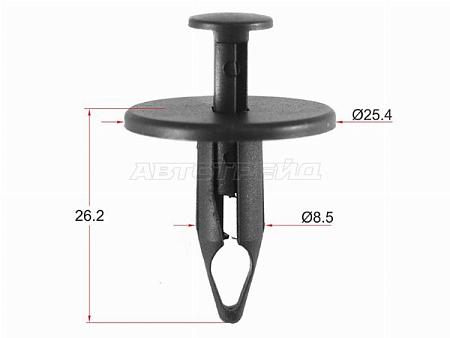 Клипса защиты бампера FORD/GM (1 шт.)