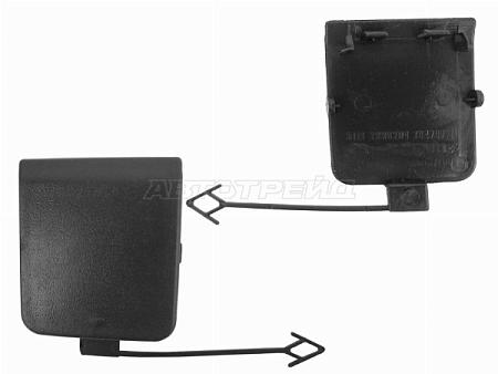 Заглушка под крюк BMW X1 09-12 (Спереди)