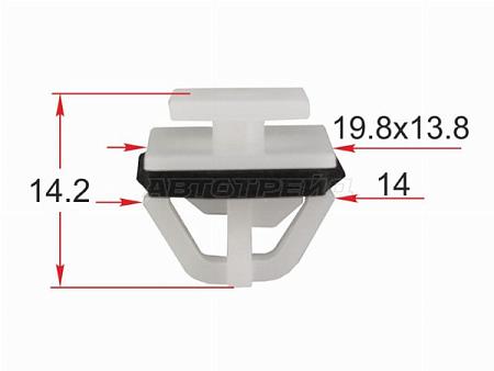 Клипса молдинга кузова HYUNDAI/KIA (1 шт.)