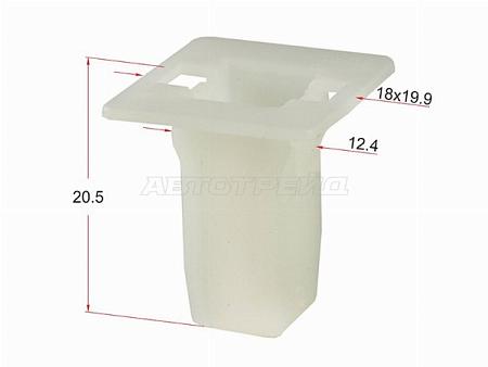 Клипса решетки бампера HONDA (1 шт.)