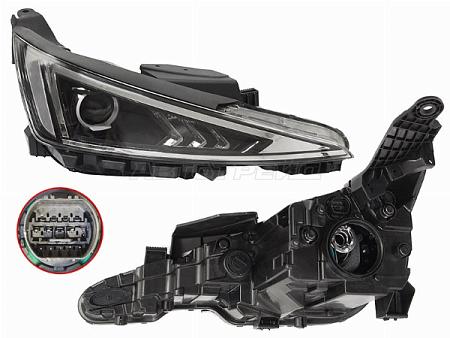 Фара Hyundai Elantra 18-20 (Справа/ Галоген/ Ручная регулировка)