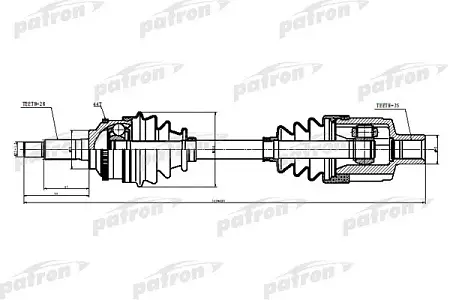 PDS2923 Полуось