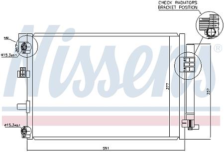 Конденсер FORD FOCUS 1.6 11- 940222