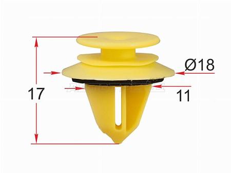 Клипса обшивки двери MERCEDES (1 шт.)