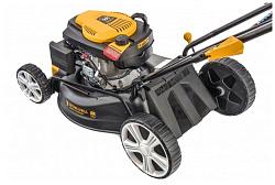 Газонокосилка бензиновая GLD-460, 146 куб.см, ширина 46 см, ручная, 7 уровней, травосборник 50 л Den 58802