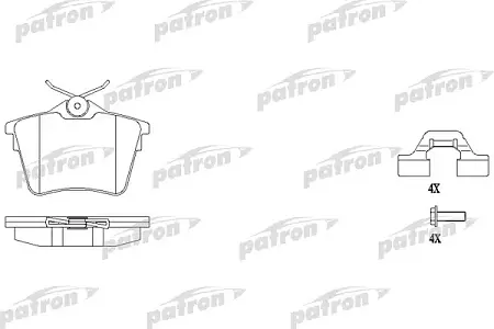 PBP1727 Колодки тормозные дисковые