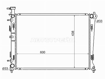 Радиатор Kia Cerato 08-13