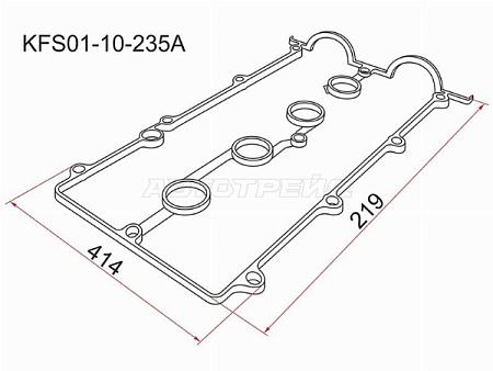 Прокладка клапанной крышки MZ FP, FS, 92-97