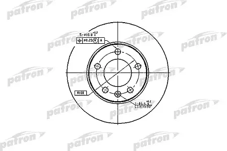 PBD2805 Диск тормозной