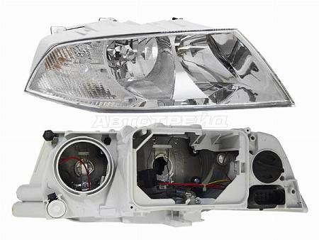 Фара Skoda Octavia 04-09 (Спереди/ Справа/ Ручная регулировка)