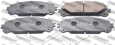 Колодки тормозные передние 0101-asu40f